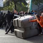 Altercados en Barcelona con motivo del 21-D.