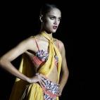 En el desfile de Andrés Sarda en la 60ª edición de Mercedes-Benz Fashion Week Madrid, primavera/verano 2015.