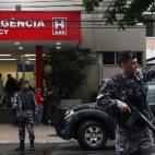 Vista exterior del hospital Miguel Couto en la ciudad de R&iacute;o de Janeiro, donde se ha custodiado el cuerpo de la mujer.