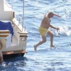 El exvicepresidente durante este verano en Mallorca.