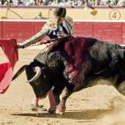 La cogida de Francisco Rivera Ordóñez en la plaza de toros de Huesca