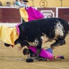 La cogida de Francisco Rivera Ordóñez en la plaza de toros de Huesca