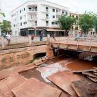 Destrozos ocasionados en Menorca tras el paso de una depresi&oacute;n atmosf&eacute;rica aislada en niveles altos (DANA).