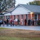 Desde primera hora se han registrado colas en Carolina del Norte para votar.