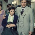 Loa actores Lina Morgan y Arturo Fernández en la película La tonta del bote