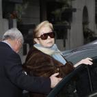 Durante el funeral de Juanito Navarro