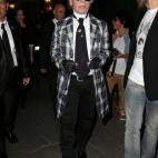 El diseñador Karl Lagerfeld.