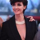 Durante la ceremonia de clausura del 72º Festival de Cine de Venecia