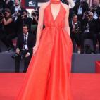 Durante la ceremonia de clausura del 72º Festival de Cine de Venecia