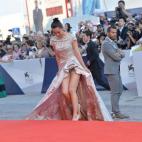 Xu Qing, la actriz china, a su llegada a la ceremonia de clausura.