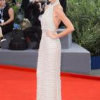 Durante la ceremonia de inauguración de la 72 edición del festival