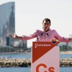 El l&iacute;der de Cs, Albert Rivera, en el acto organizado por su partido en Barcelona.