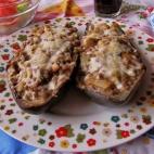 Las lentejas tienen que ser espesas y están preparadas con acelgas, pimiento verde, calabaza y arroz integral. Aquí puedes ver cómo prepararlo.