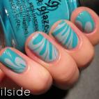 Esto requiere más trabajo, ¡pero luce espectacular! Vía Nailside.