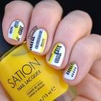 Los diseños tribales también son perfectos para esta temporada. Vía Nailed It,