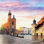 Plaza del Mercado, Cracovia, Polonia
