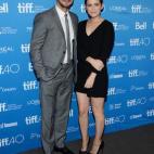 El martes 15 de septiembre en la presentación de su película Man Down, durante el Festival de Cine de Toronto.