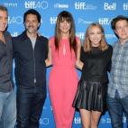 En la conferencia de prensa de Our brand is Crisis, celebrada el sábado 12 de septiembre en el Festival de Cine de Toronto