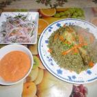 Con pimiento, chiles amarillos, zanahoria, espinacas y cerveza negra. Encuentra la receta en Cookpad.