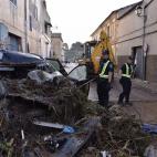 Aspecto que presentaba hoy una calle de la localidad de Sant Lloren&ccedil; des Cardassar.