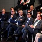 En primera fila, empresarios como Florentino P&eacute;rez (ACS), Luis Gallego (Iberia), Jos&eacute; Mar&iacute;a &Aacute;lvarez Pallete (Telef&oacute;nica) y Jos&eacute; Ignacio S&aacute;nchez Gal&aacute;n (Iberdrola).