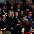 El presidente de la CEOE, Juan Rosell, entre los asistentes.