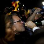 Artur Mas, apurando el trago