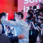 El alcalde de Valladolid y futuro portavoz de la Ejecutiva del PSOE, &Oacute;scar Puente y Pedro S&aacute;nchez.