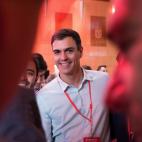 S&aacute;nchez, al terminar el acto de inauguraci&oacute;n del Congreso.