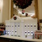 La Casa Blanca, hecha de pan de jengibre.