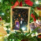 Los Obama tambi&eacute;n cuelgan del &aacute;rbol.