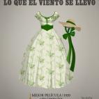 El vestuario de Lo que el viento se llevó influyó en los vestidos de novia durante décadas. ¡Incluso Dior se dejó influenciar por la popular película para crear su icónico New Look!