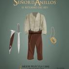 El merchandising de El señor de los anillos es uno de los más diversos en la historia de los Oscar. No sólo incluye los trajes, sino también las medias de pie de Hobbit o el anillo de Sauron, que se pueden conseguir a precios módicos.