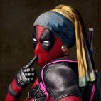 Deadpool, como La joven de la perla, de Johannes Vermeer.