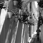 Una de las im&aacute;genes t&iacute;picas de esta ciudad se hace real en esta estrecha callecita por la que es una delicia pasear. Sus macetas llenas de flores de colores, decoran cada uno de los rincones de las fachadas que la fo...