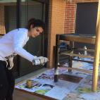 Clara Lago, manos a la obra