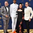 Ross Mathews, RuPaul, Michelle Visage y Carson Kressley