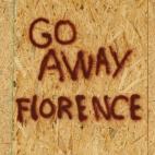 A message is posted on a boarded up building before the arrival of Hurricane Florence on Oak Island, North Carolina, U.S., September 12, 2018. REUTERS/Carlo Allegri