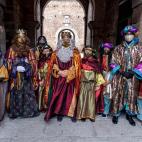 En Toledo, reyes y pajes con mascarilla.