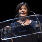 Recogió el Premio A toda una vida al actor y director Juan Margallo, su pareja.