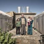 La idea es estabilizar la rutina de los desplazados, como estos sirios en Irak.