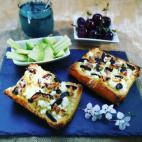Una nueva opci&oacute;n para el desayuno. Esta tosta combina el queso con los frutos secos, las aceitunas y algunos ingredientes m&aacute;s que ayudan a empezar el d&iacute;a con buen pie. O terminarlo...