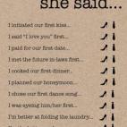 A ver si se lanzan la novia o el novio… y de qué se acuerdan.