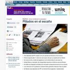 Milagrosa Martínez, alcaldesa de Novelda y diputada del PP en las Cortes Valencianas fue pillada por José Cuéllar, de El Mundo sacando del bolso los apuntes de francés y poniéndose a estudiar en mitad del pleno. Está imputada por el caso G...