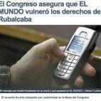 Una foto de Alberto Cuéllar para El Mundo pillaba a Rubalcaba en diciembre de 2011 recibiendo este mensaje: "Me dice nuestra informadora en el Ayto de Madrid q Gallardon va Defensa". La foto levantó una gran polémica sobre la vulneración de ...