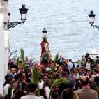 Domingo de Ramos, Procesión de la Burrita, imagen de Jesús entrando en Jerusalén (ermita de Nuestra Señora de la Luz)