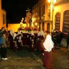 Martes Santo, Procesión del Señor de la Columna, imagen del Señor de la Columna (calle San Sebastián)