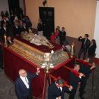 Viernes Santo, Procesión del Santo Entierro, imagen de Cristo del Clavo (calle Garachico)