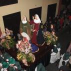 Viernes Santo, Procesión del Santo Entierro, imágenes de Las Tres Marías (calle Pérez Volcán)