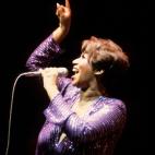 Franklin durante una actuaci&oacute;n en el Victoria Theatre en 1980.